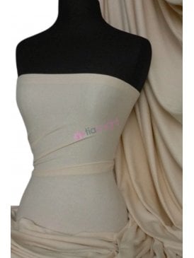 Clearance 100% Cotton Interlock Knit Soft Jersey T-Shirt Fabric- Dark Stone