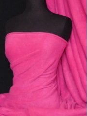 Clearance Polar Fleece Anti Pill Washable Soft Fabric- Cerise Pink SCPF CRS
