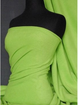 Clearance Polar Fleece Anti Pill Washable Soft Fabric- Lime Green CLPF LMGR