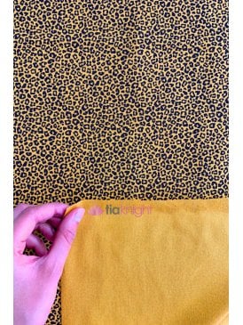 Cotton Lycra Jersey 4 Way Stretch Oeko-Tex 100 Fabric- Mini Leopard SQ765