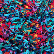 Print viscose rayon elastane