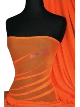 LT Power Mesh 4 Way Stretch Material- Tango Orange 109 LT TNG
