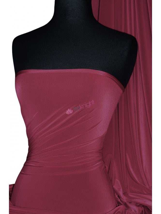 Silk Touch 4 Way Stretch Fabric- Cherry Red Q53 CHRD