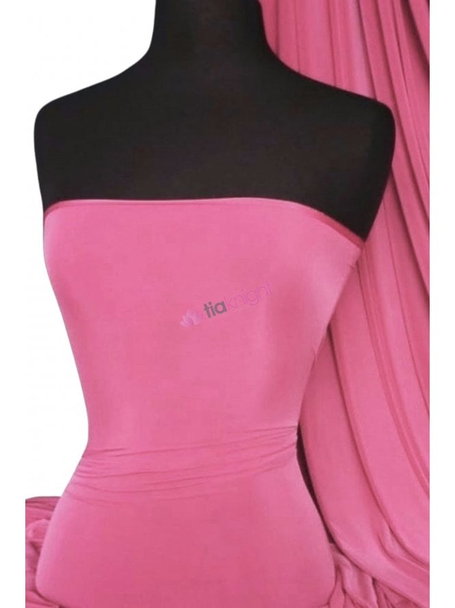 Silk Touch 4 Way Stretch Fabric- Light Cerise Q53 LCRS