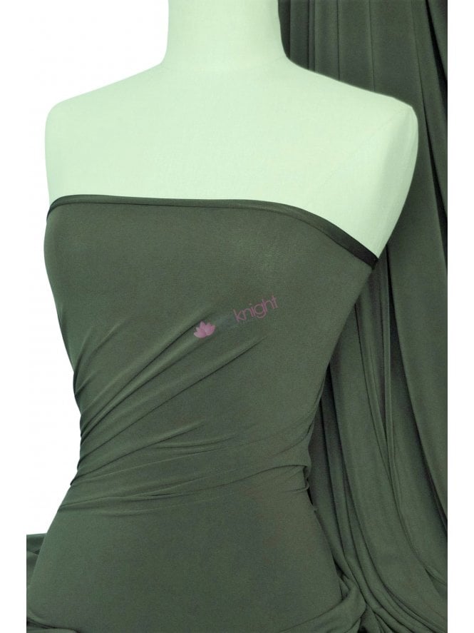 Soft Touch Stretchy Fabric- Light Khaki Q36 LTKH